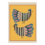 Striped Bird Pair II (Print Only) thumbnail