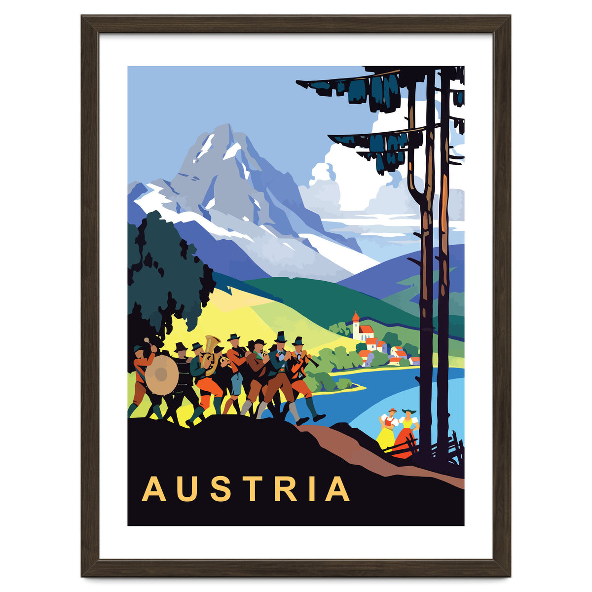 Austria, Music Orchestra on Picnic