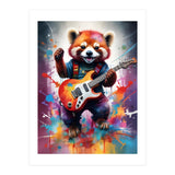 Red Panda Plays Guitar Music (Print Only) thumbnail