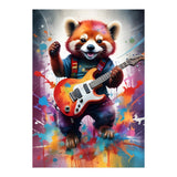 Red Panda Plays Guitar Music (Print Only) thumbnail