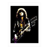 Jimmy Page American Musician Legend in Pop Art (Print Only)