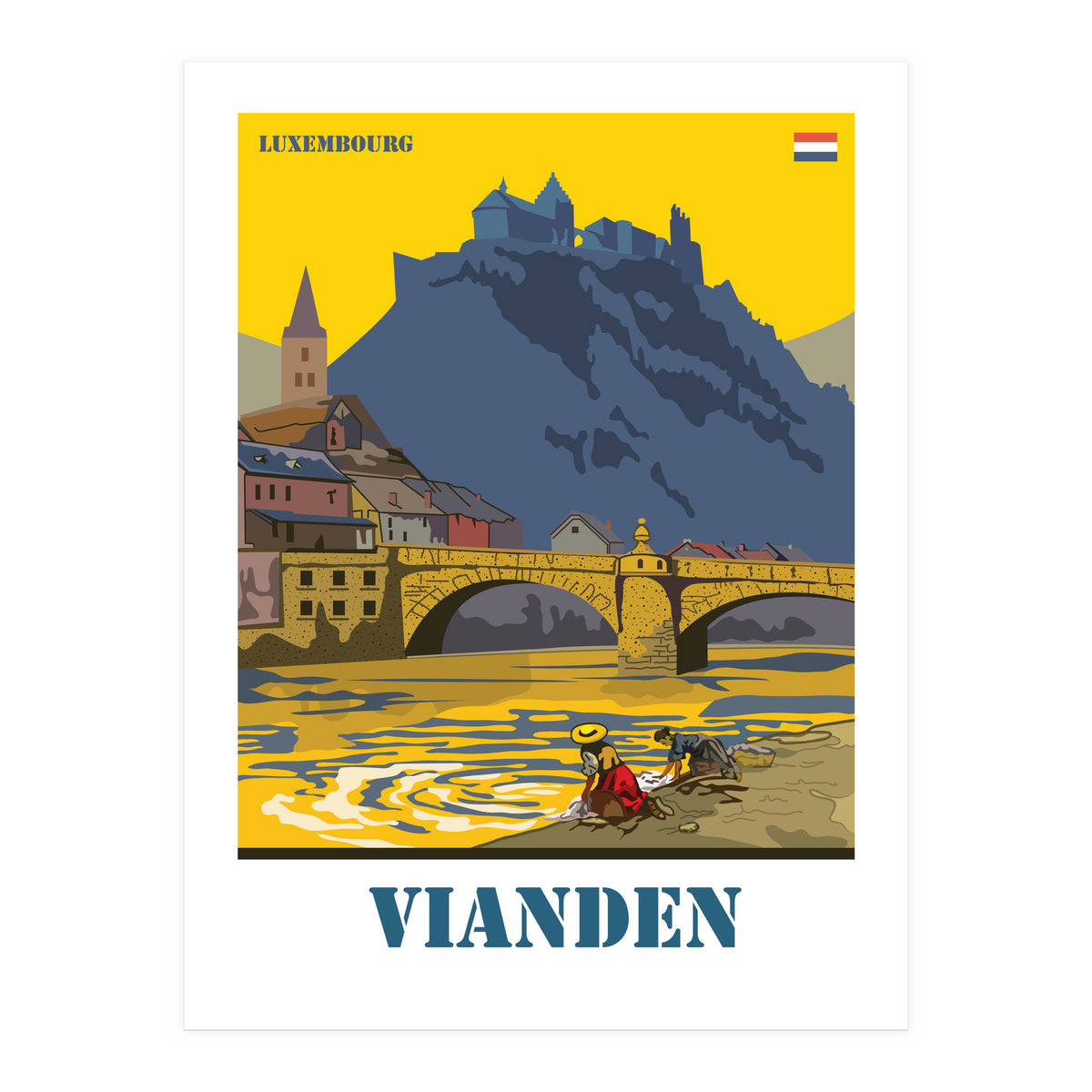 Vianden Luxembourg (Print Only)