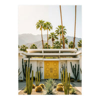 Palm Springs Mid-Century Modern Art, Desert Vibe Architecture, Retro Aesthetic Travel (Print Only)