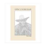 Portrait Of Patience Escalier Vincent Van Gogh Ascii Art (Print Only) thumbnail