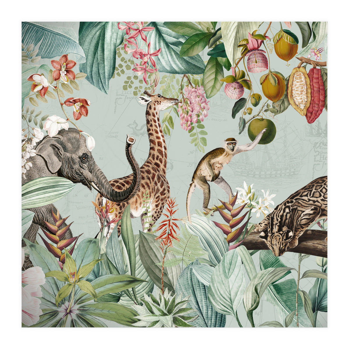 African Tropical Jungle Safari (Print Only)