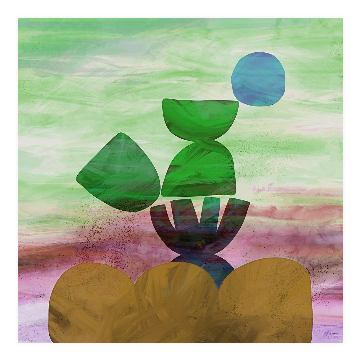 Balance (green) (Print Only)