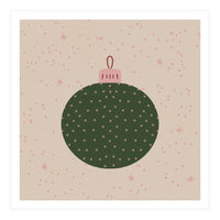 Christmas globe with snowflakes (Print Only)