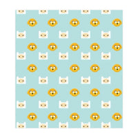 Minimalist Finn And Jake Seamless Cartoon Pattern (Print Only)