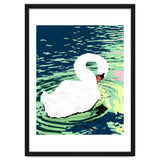 Self Reliance, Swan Birds Painting, Self Esteem Self Love Positivity, Proud Freedom Independence Wildlife Animals thumbnail