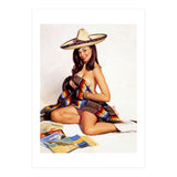 Sexy Pinup Mexican Girl (Print Only) thumbnail