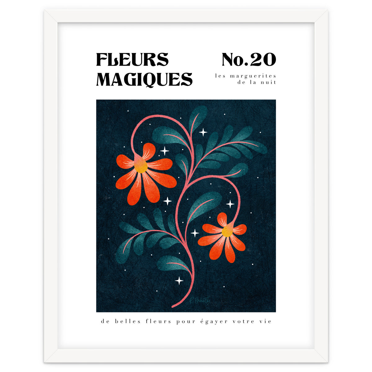 Magical Flowers No.20 Dark Daisies