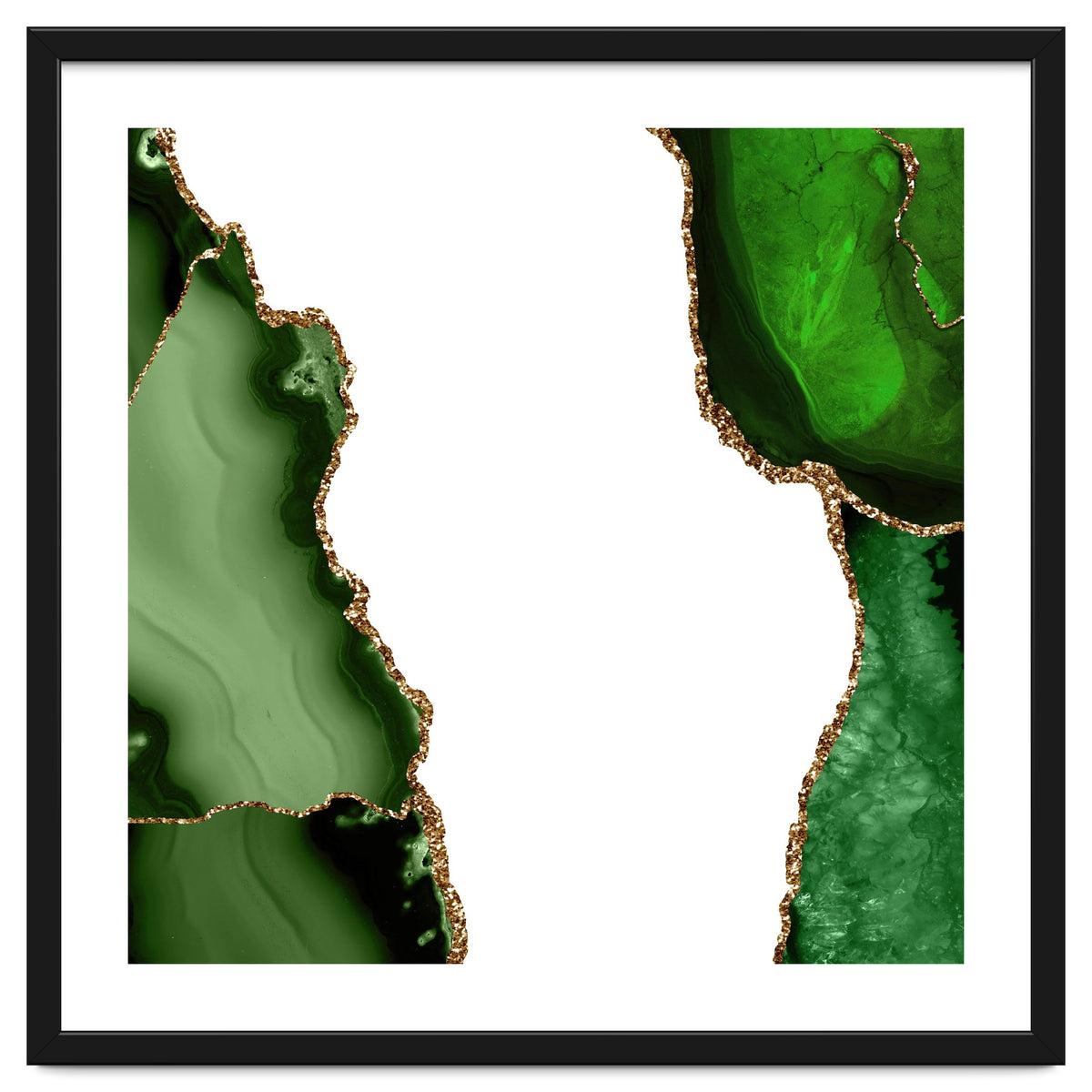 Green & Gold Agate Texture 21