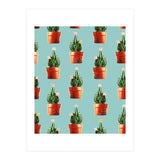 Cactus in Copper Pots #society6 #decor #buyart (Print Only) thumbnail