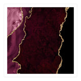 Burgundy & Gold Agate Texture 15  (Print Only) thumbnail