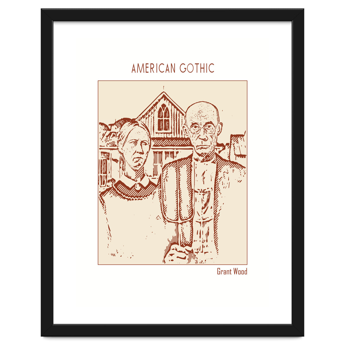 American Gothic – Grant Wood