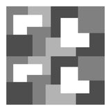 Grey Abstract Square Tiles (Print Only) thumbnail