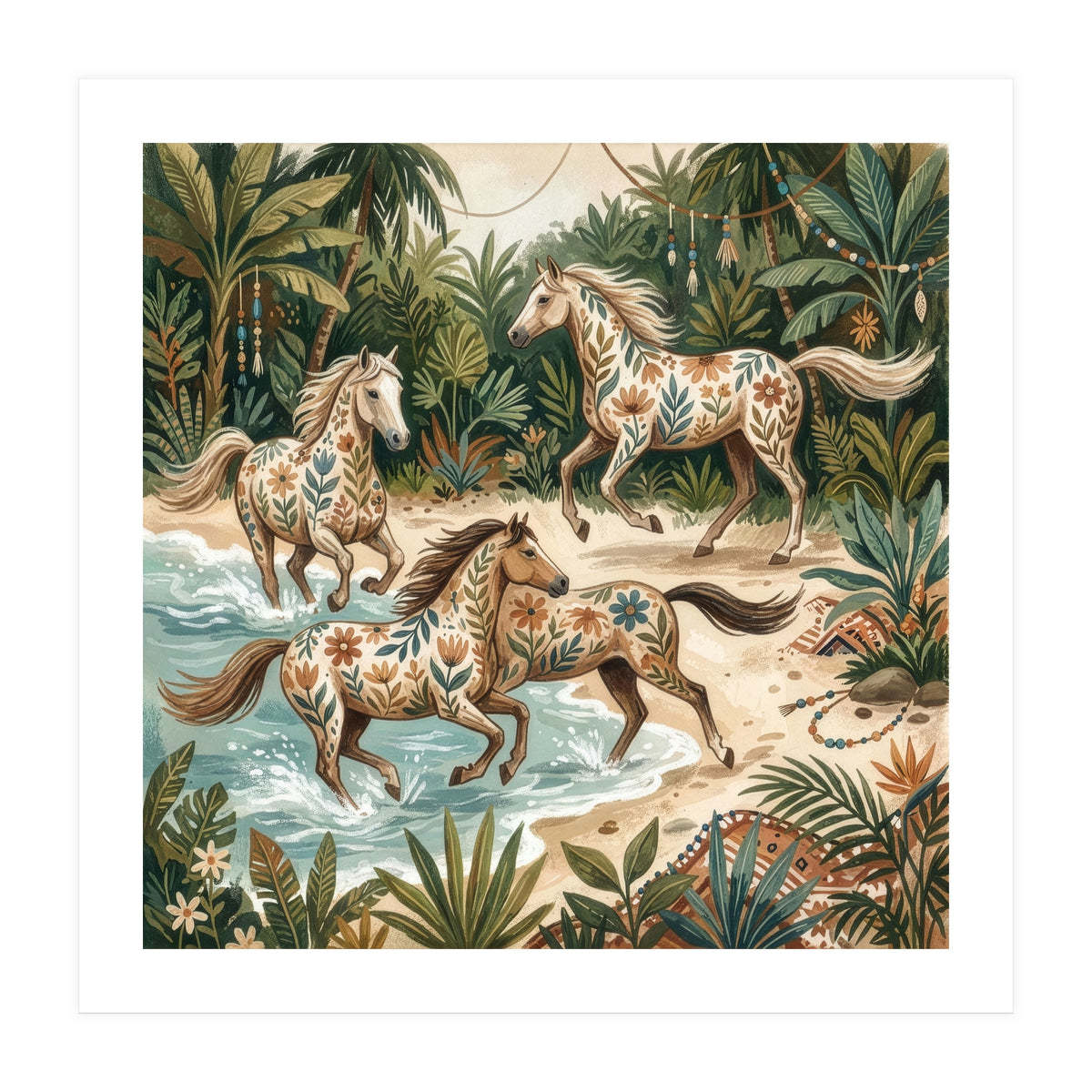 Tropical Equine Adventure (Print Only)