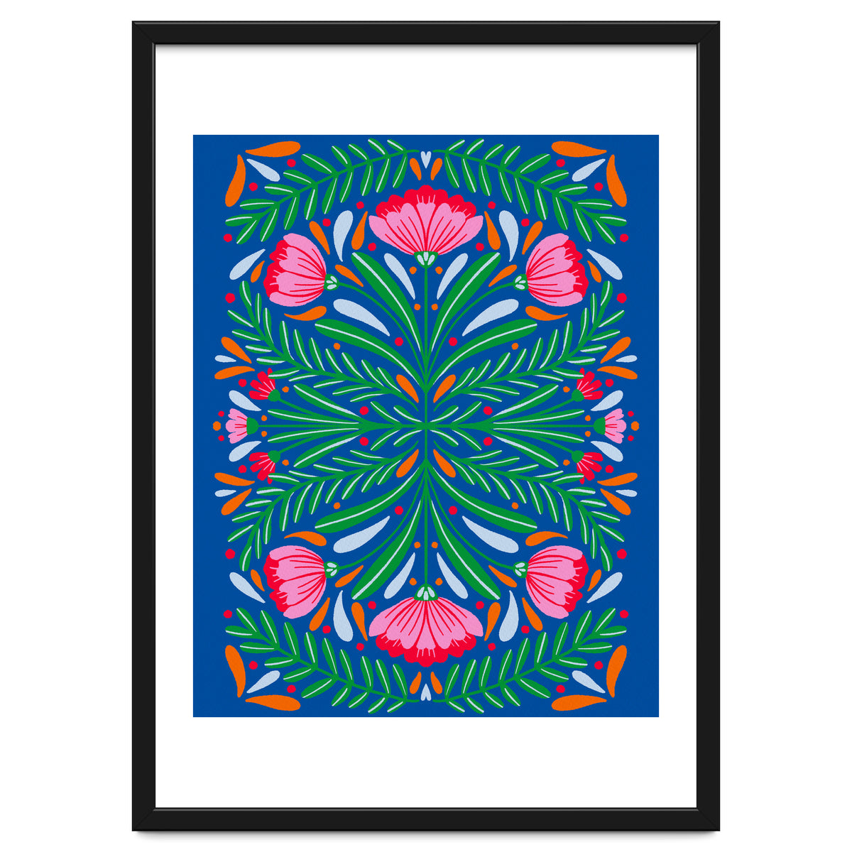 Bold Symmetrical Flowers