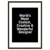 World's most coolest, creative and wonderful designer thumbnail