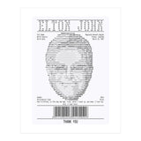 Receipt Art Elton John (Print Only) thumbnail