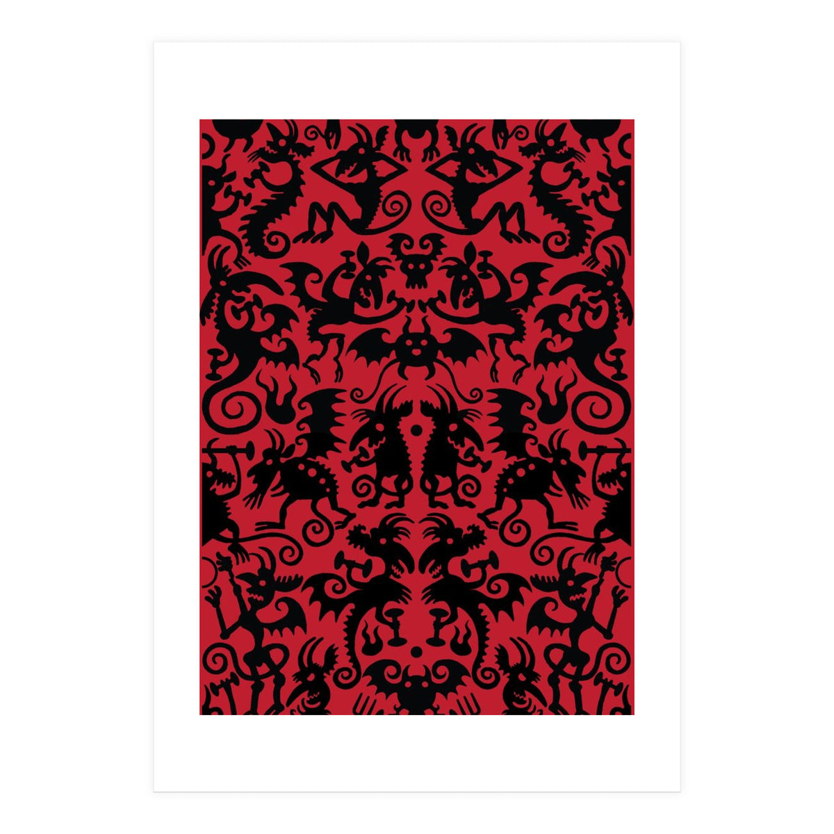 Crimson Chaos and the Symphony of the Underworld (Print Only)