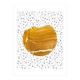 Stay Gold | Abstract Geometric Painting | Polka Dots Quirky Eclectic | Modern Boho Luxe (Print Only) thumbnail