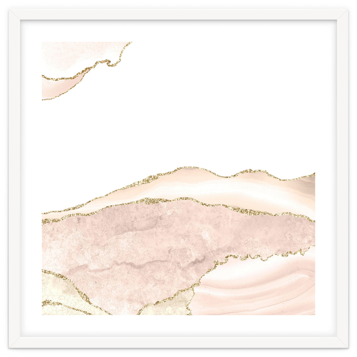 Ivory & Gold Agate Texture 08