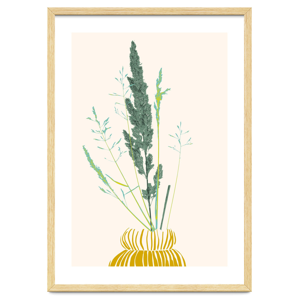 Plant based happyness Grasses 2 still life