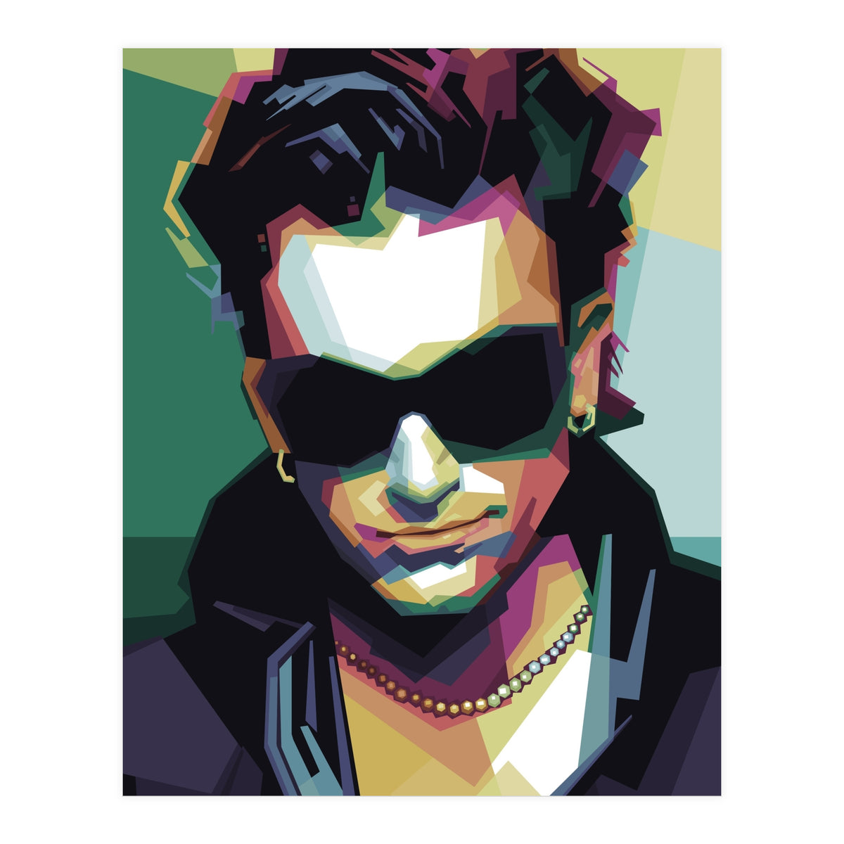 Bono Pop Art WPAP (Print Only)