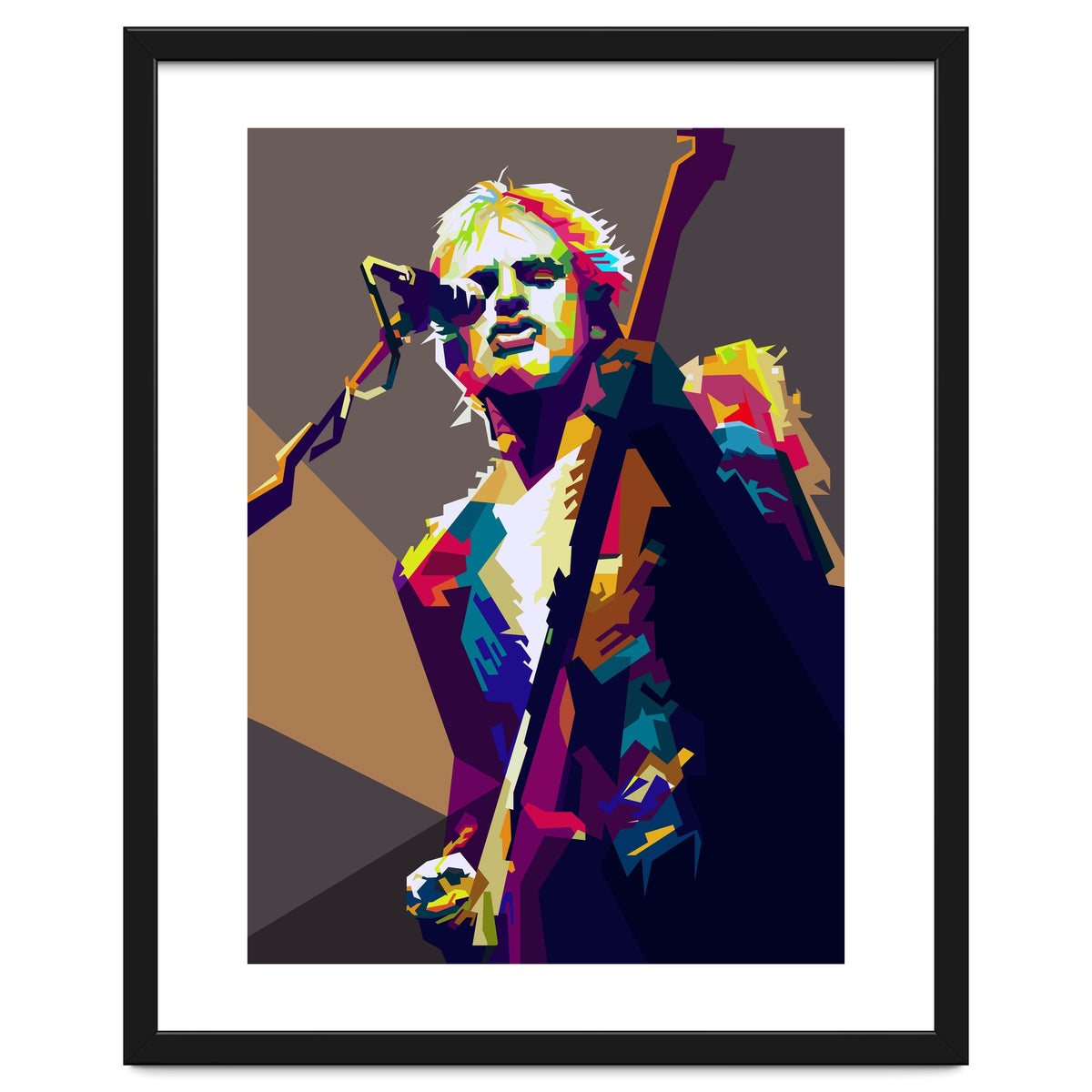 Sting The Police Pop Art WPAP