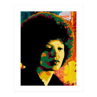 Angela Davis Colorful abstract Art 2 (Print Only)