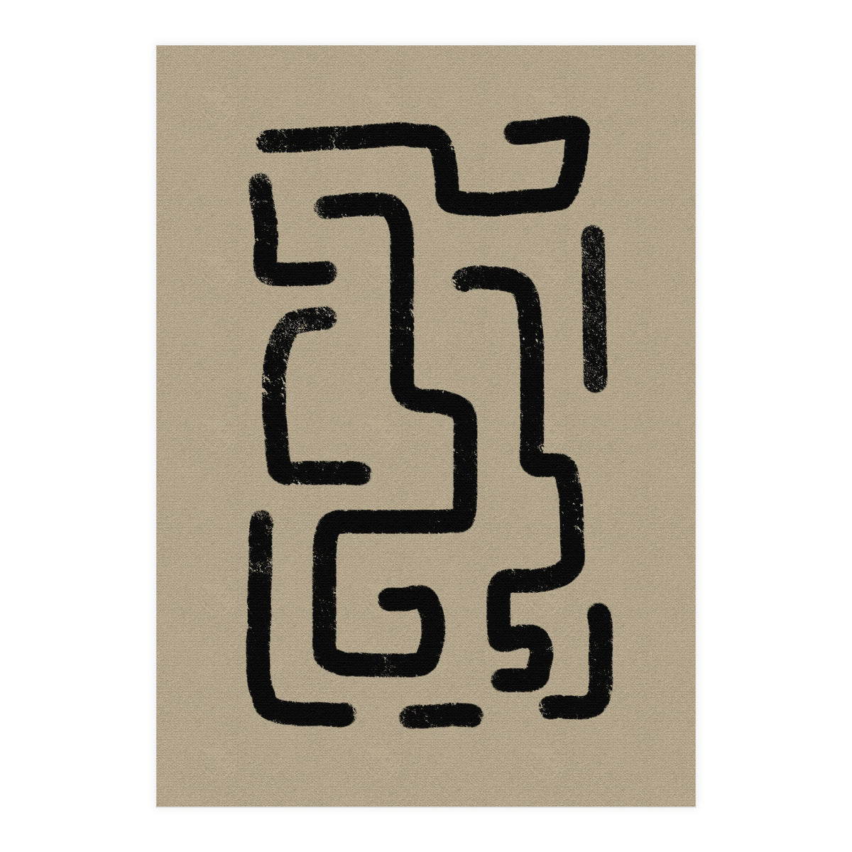 Minimalist Black Lines (Print Only)