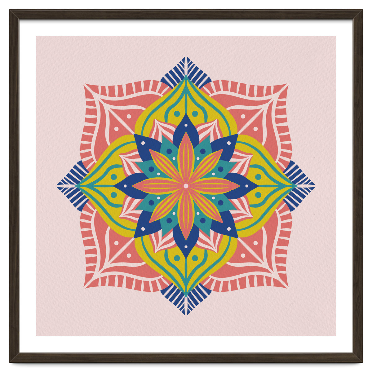 Colorful abstract mandala