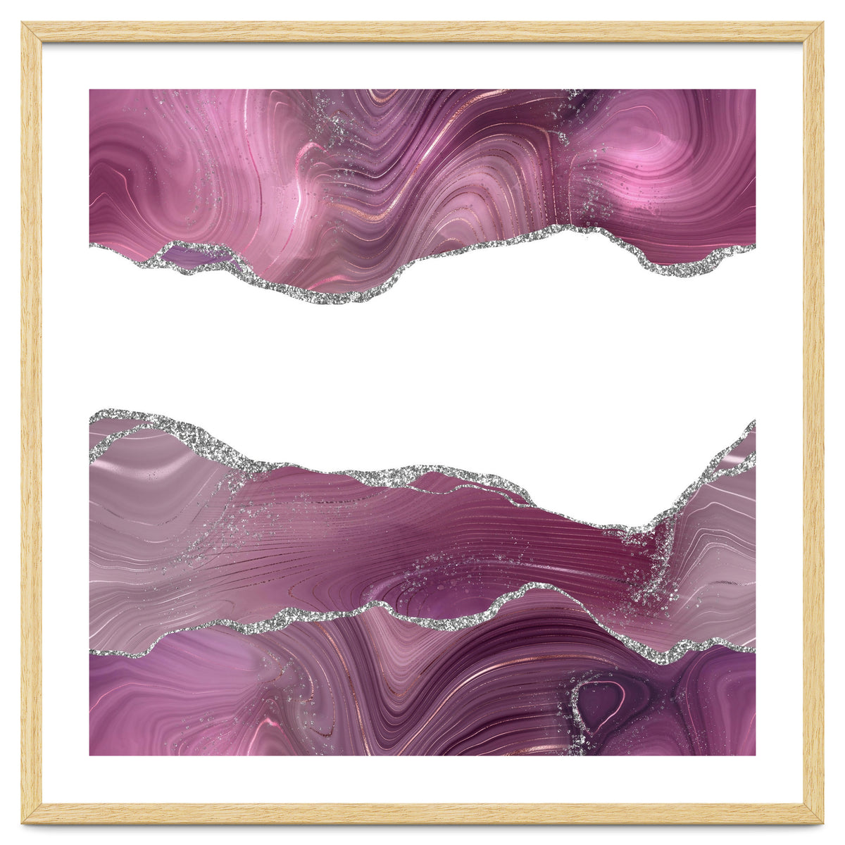 Mauve & Silver Agate Texture 08