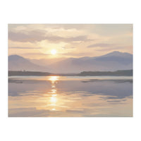 Golden Horizon at Dusk (Print Only)