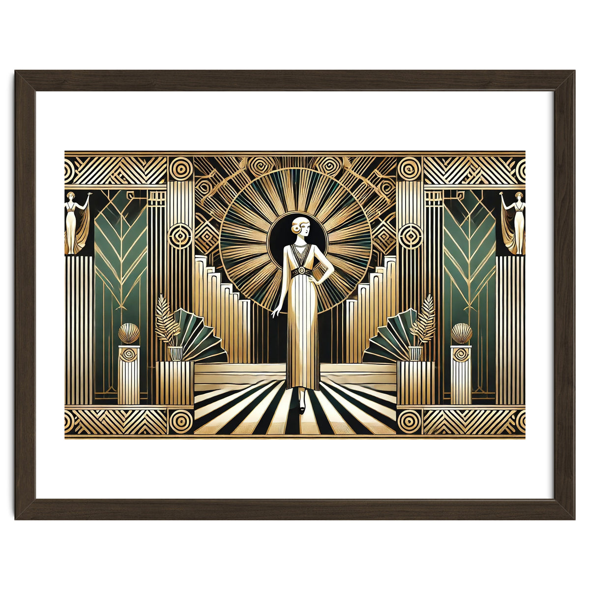 Golden Twenties Flair In Art Deco