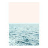 Sea Breeze, Minimal Nature Ocean Photography, Scenic Landscape Pastel Luxe Sea (Print Only) thumbnail