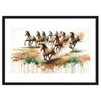 Galloping Horse Herd