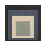 JOSEF ALBERS - HOMAGE TO THE SQUARE BEIGE GREY BLACK HIGH RESOLUTION (Print Only) thumbnail
