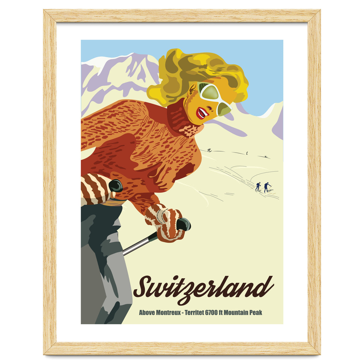 Switzerland Above Montreux