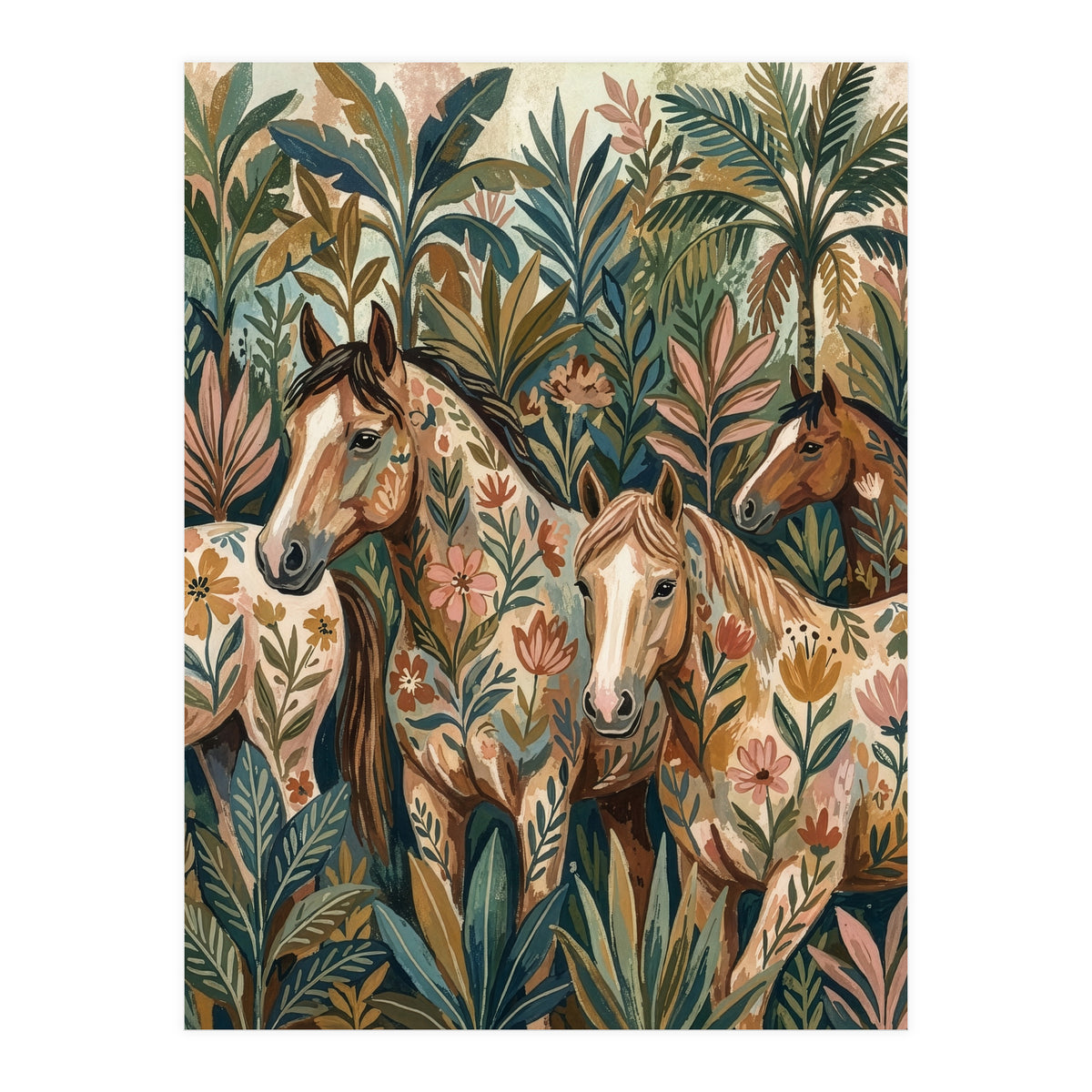 Tropical Equine Dreams (Print Only)