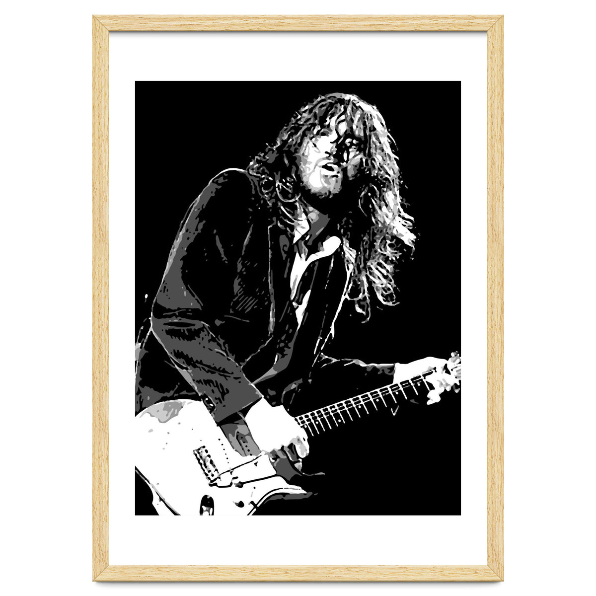 John Frusciante American Musician Legend in Monochrome