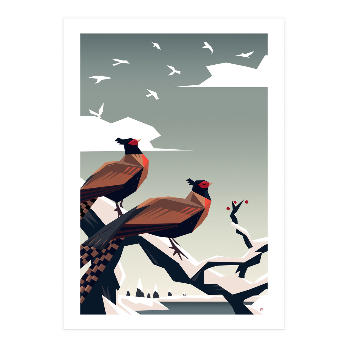 Call of the pheasants (Print Only)