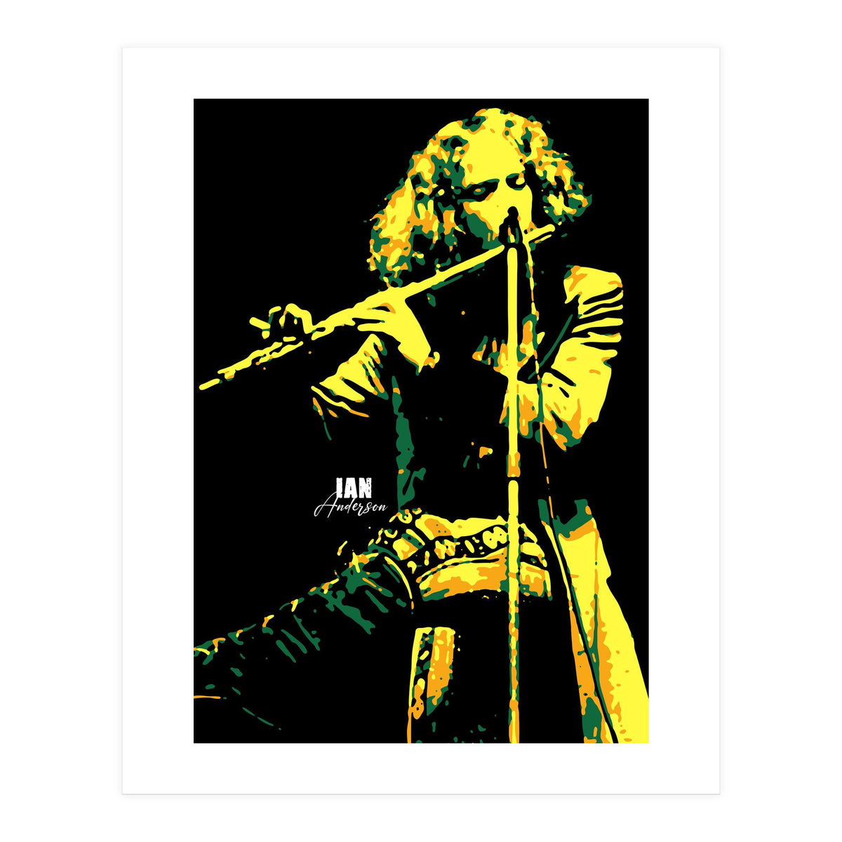 Ian Anderson Musician Legend (Print Only)
