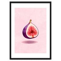 Fresh Figs, Watercolor Fruit, Mediterranean Still Life