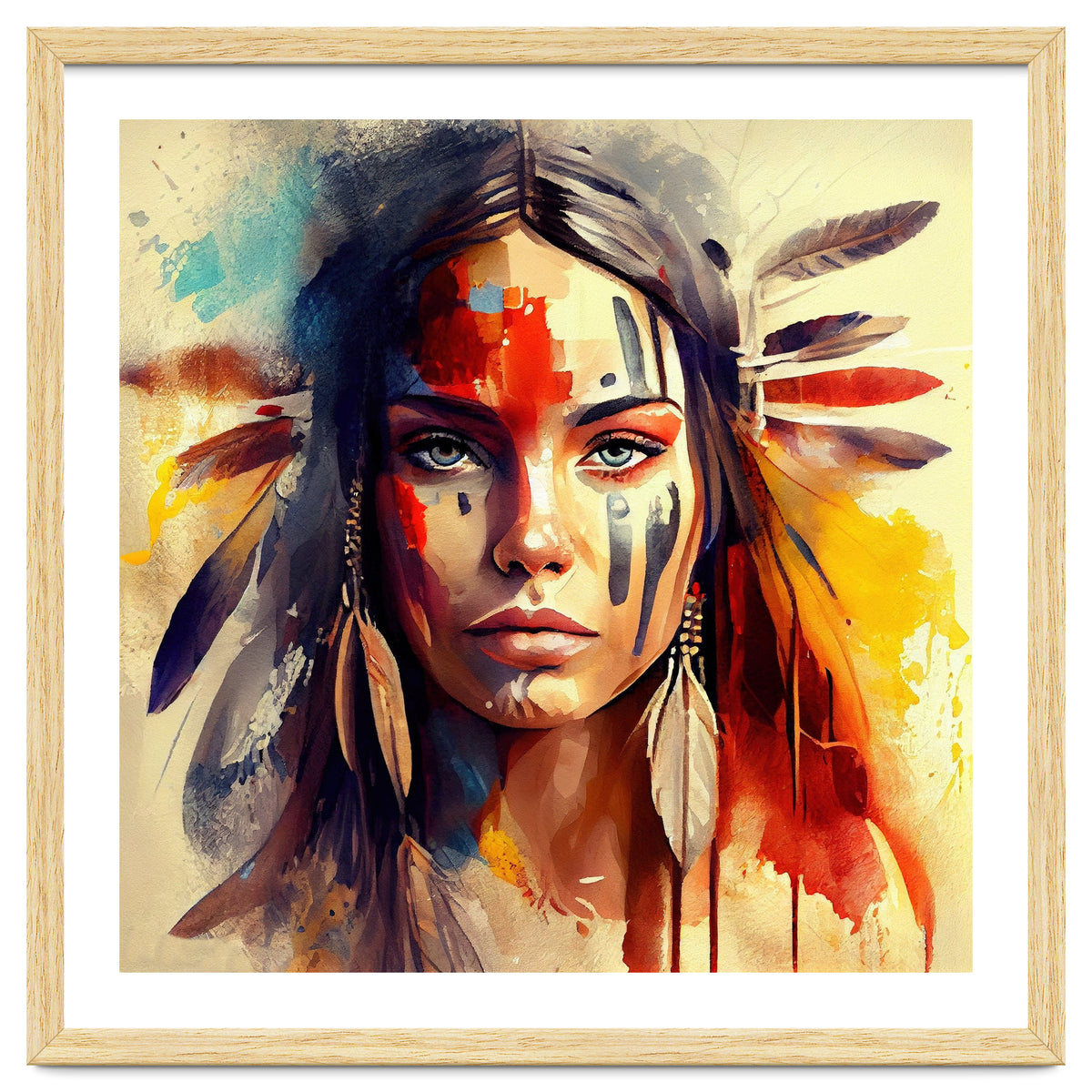 Powerful American Native Woman #3