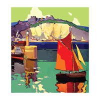 Dover, Sailing boat Near the Coast (Print Only)