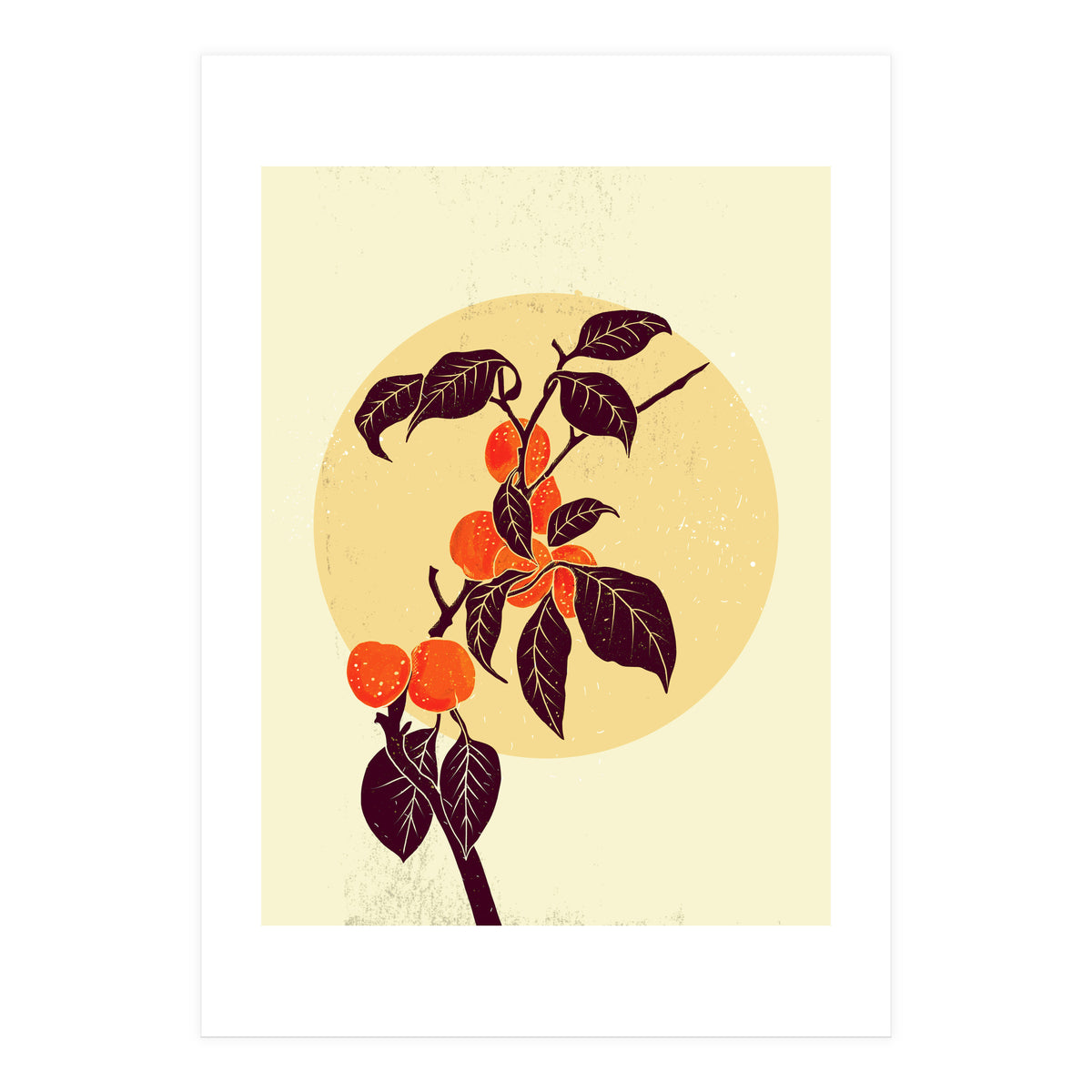 Peach Tree in the moonlight (Print Only)