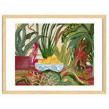Tropical Table of Lemons still life expressionism oil thumbnail