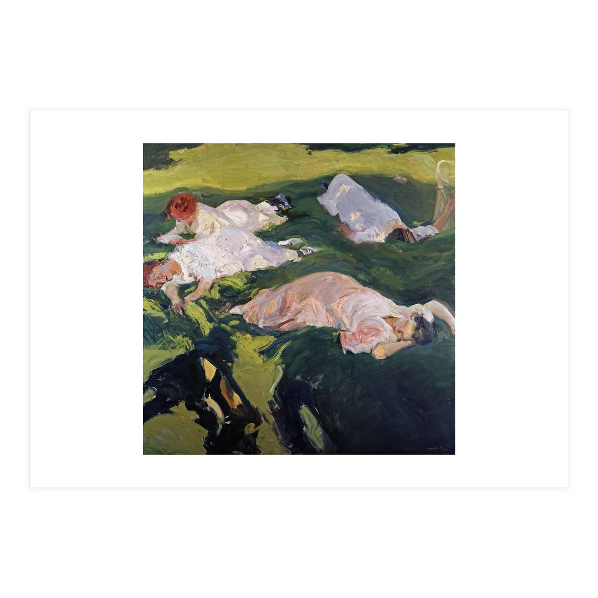 The Siesta - 1912 - 200x201 cm - oil on canvas. (Print Only)